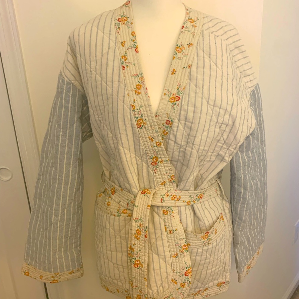 Madewell Patchwork Wrap Jacket NWT